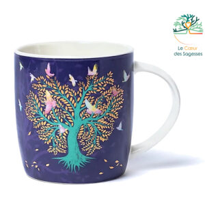 Tasse Arbre coeur et oiseaux 1 - Le coeur des sagesses