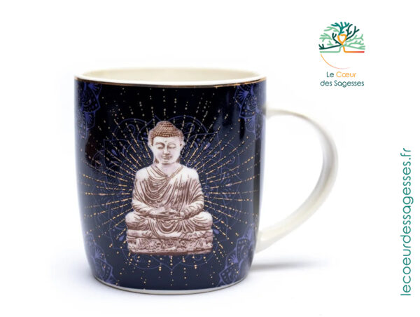 Tasse Bouddha Bleu 1 - Le coeur des sagesses