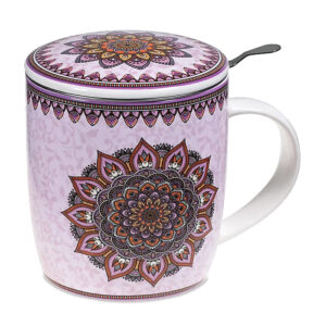 Tasse Mandala Violet - Le coeur des sagesses