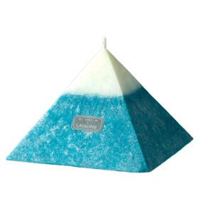 Bougie Pyramide Bleu - Le coeur des sagesses
