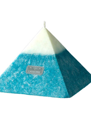 Bougie Pyramide Bleu - Le coeur des sagesses