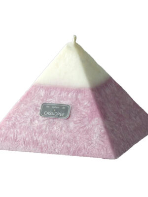 Bougie Pyramide Rose - Le coeur des sagesses