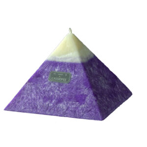 Bougie Pyramide Violette - Le coeur des sagesses