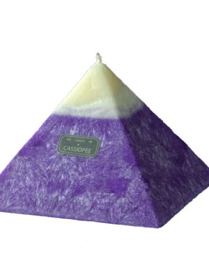 Bougie Pyramide Violette - Le coeur des sagesses