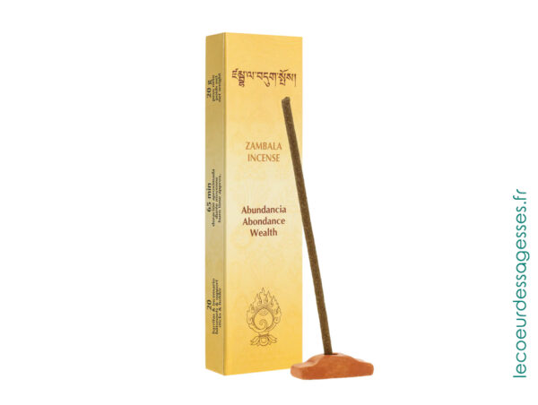 Encens Zambala Abundancia – encens spirituel pour abondance et harmonie