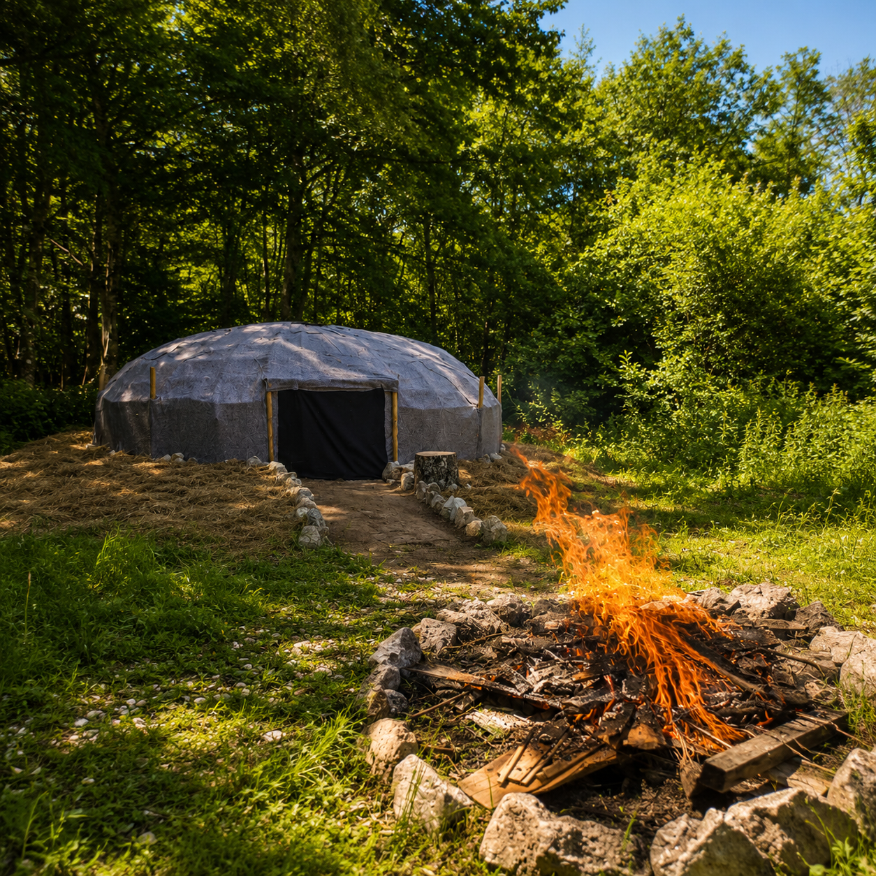 Hutte de transformation - Location - Rituels bienveillants - Le Coeur des Sagesses